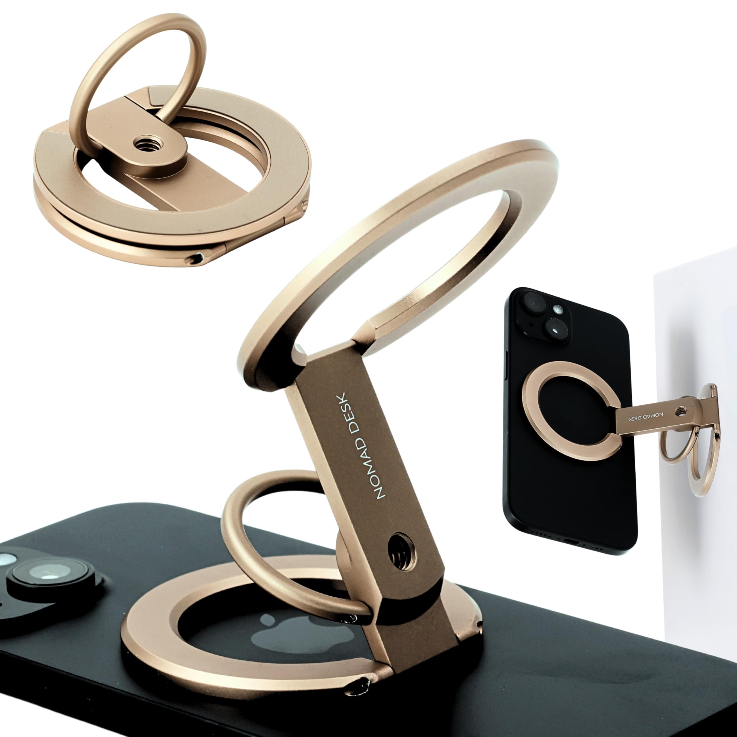 Amazon.co.jp: NOMAD DESK MagSafe対応 多機能スマホリングスタンド